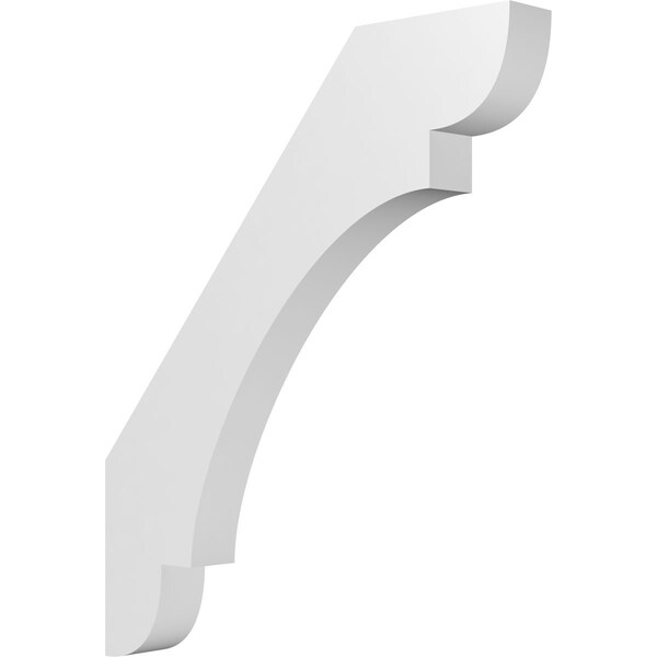 Ekena Millwork 3 1/2-in. W x 28-in. D x 34-in. H Olympic Architectural Grade PVC Knee Brace BRCP035X28X34OLY - main